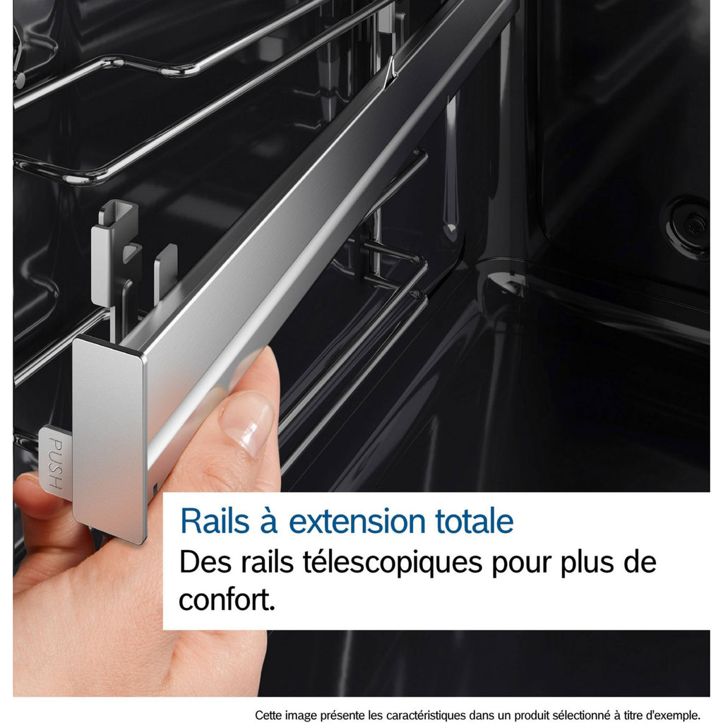 Four encastrable fonction vapeur BOSCH CSG936AB1 - Vapeur - Ecoclean - Tactile - Série 8 - 100% Vapeur FullSteam