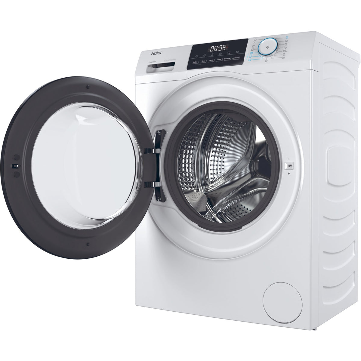 Lave linge hublot HAIER HW100-BP14929A-S - 10 kg - 1400 tr/min - Classe A - Moteur induction