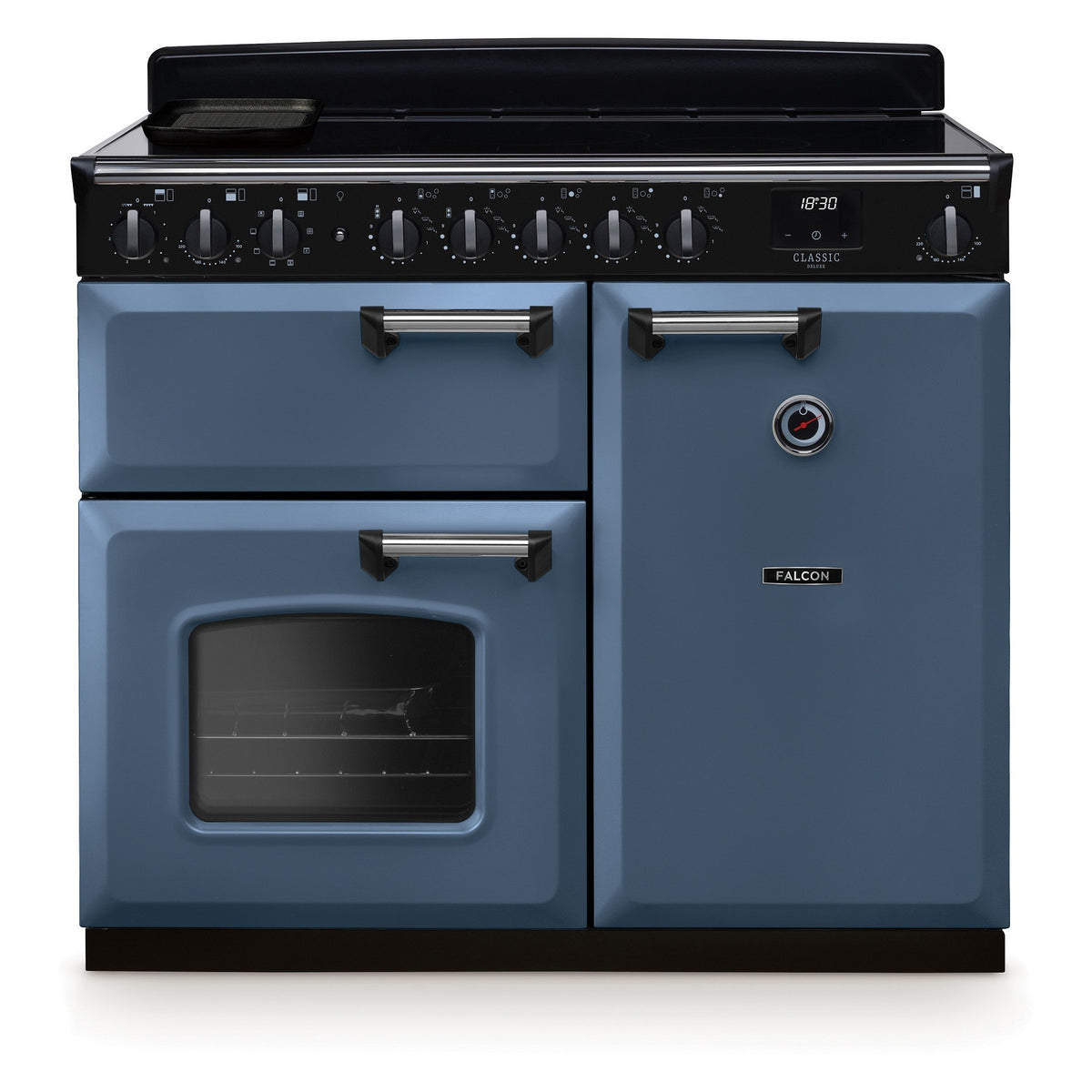 Piano de cuisson induction FALCON NGC TAB IND 100 CM ROCHE BLEUE CHROME
