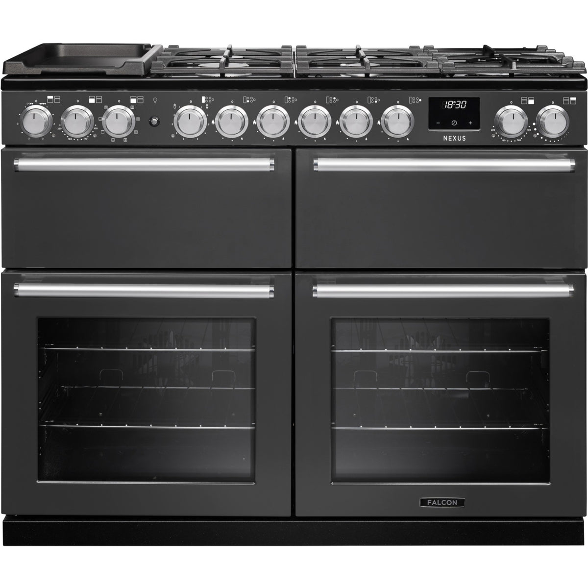 Piano de cuisson mixte FALCON NEXUS NGC BC TAB MIX 110 CM ARDOISE CHR