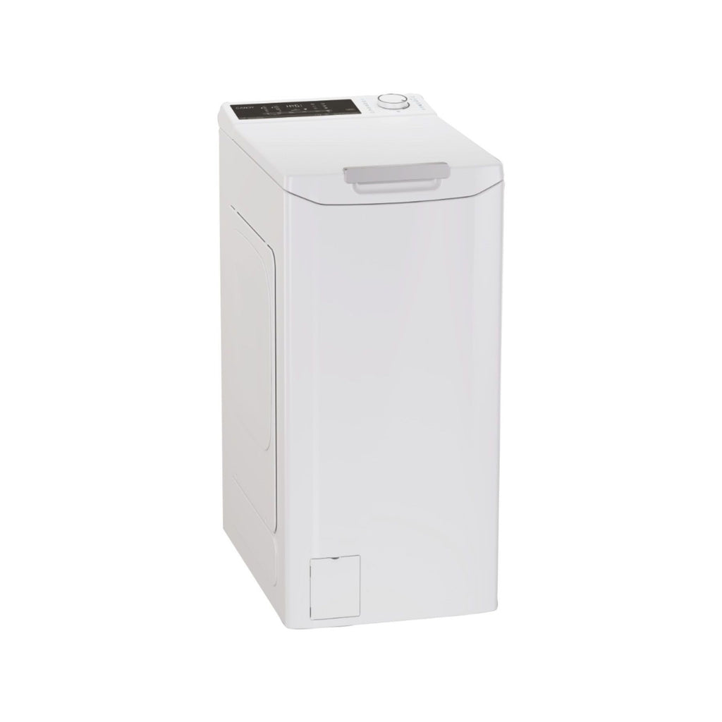 Lave linge top CANDY TCA474TM5-S - 7 kg - 1400 tr/min - Classe A - Moteur induction - Connecté