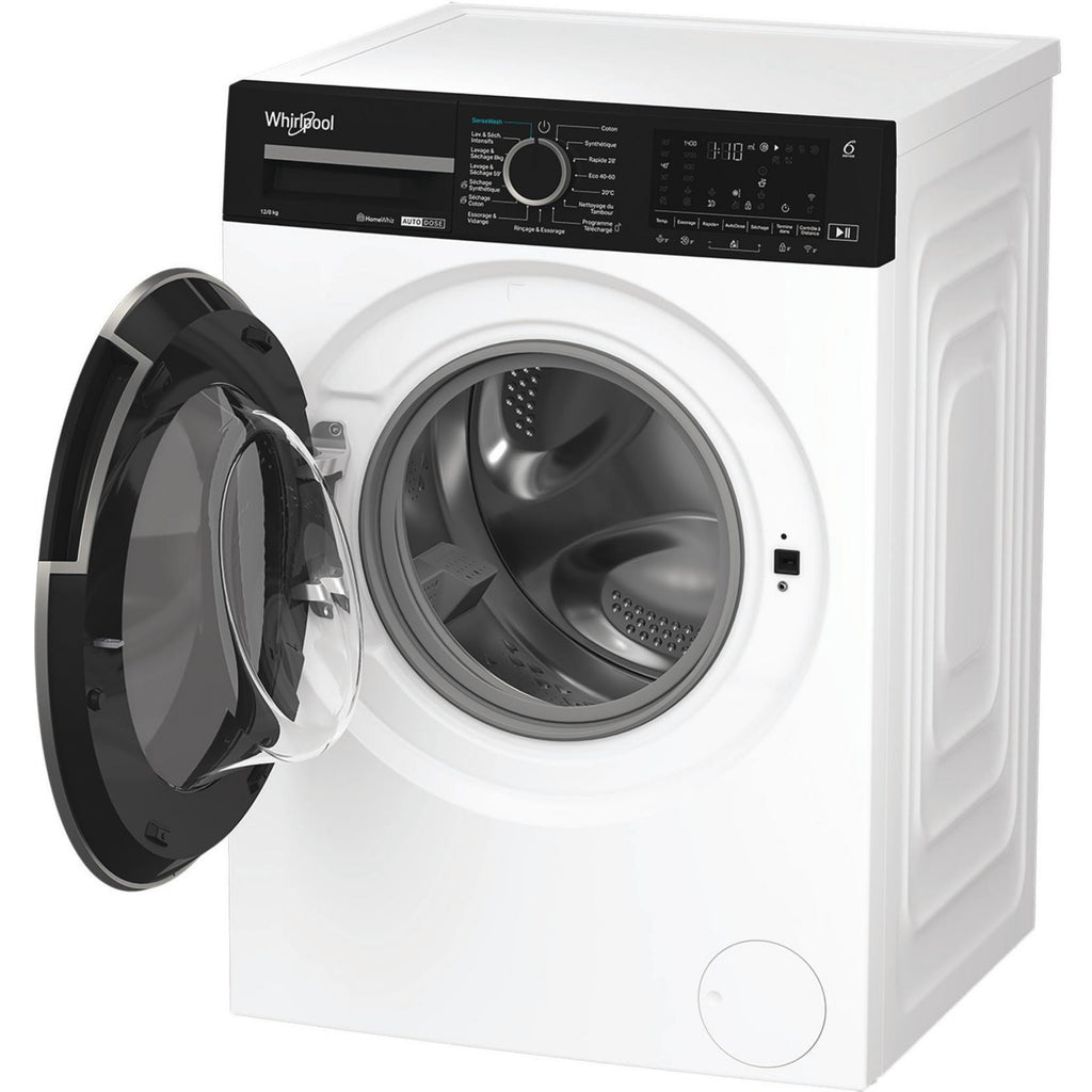Lave linge séchant hublot WHIRLPOOL WPD2836WADSFR - 12/8 kg - 1400 tr/min - Classe D - Moteur induction