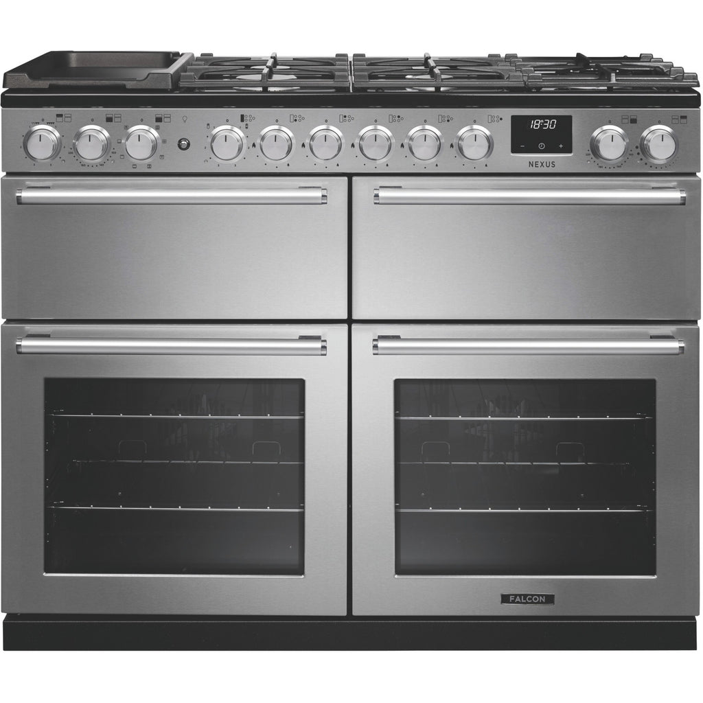Piano de cuisson mixte FALCON NEXUS NGC BC TAB MIX 110 CM INOX CHROME