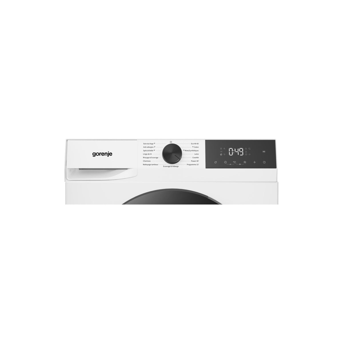 Lave linge hublot GORENJE WG2P94A22 - 9 kg - 1400 tr/min - Classe A - Moteur induction