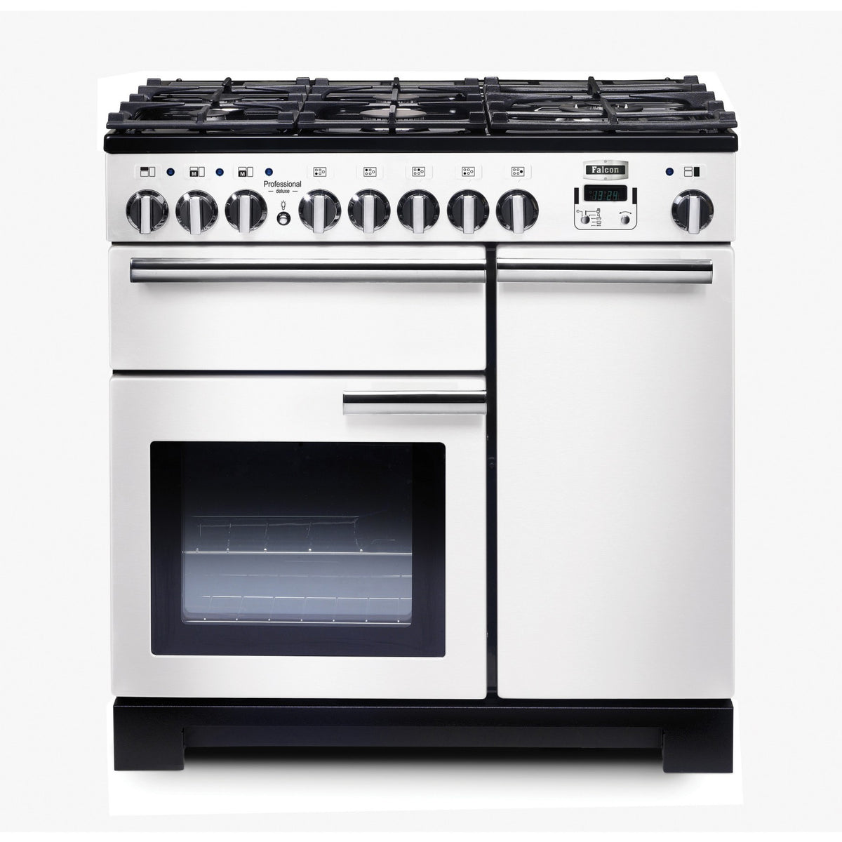 Piano de cuisson gaz FALCON Professional DELUXE 90 CM Blanc /CHROME