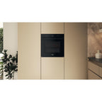 Four encastrable fonction vapeur WHIRLPOOL WOI7A8FPT1SBAF - Pyrolyse - Chaleur tournante - Combiné vapeur - Porte froide