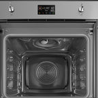 Four micro onde combiné SMEG SO6302M2X - Combiné micro-ondes - Hydrolyse - Porte froide - Rails télescopiques