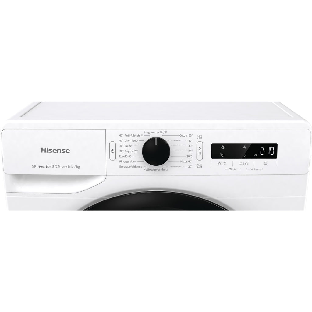 Lave linge hublot HISENSE WFGP801439VM Reconditionné