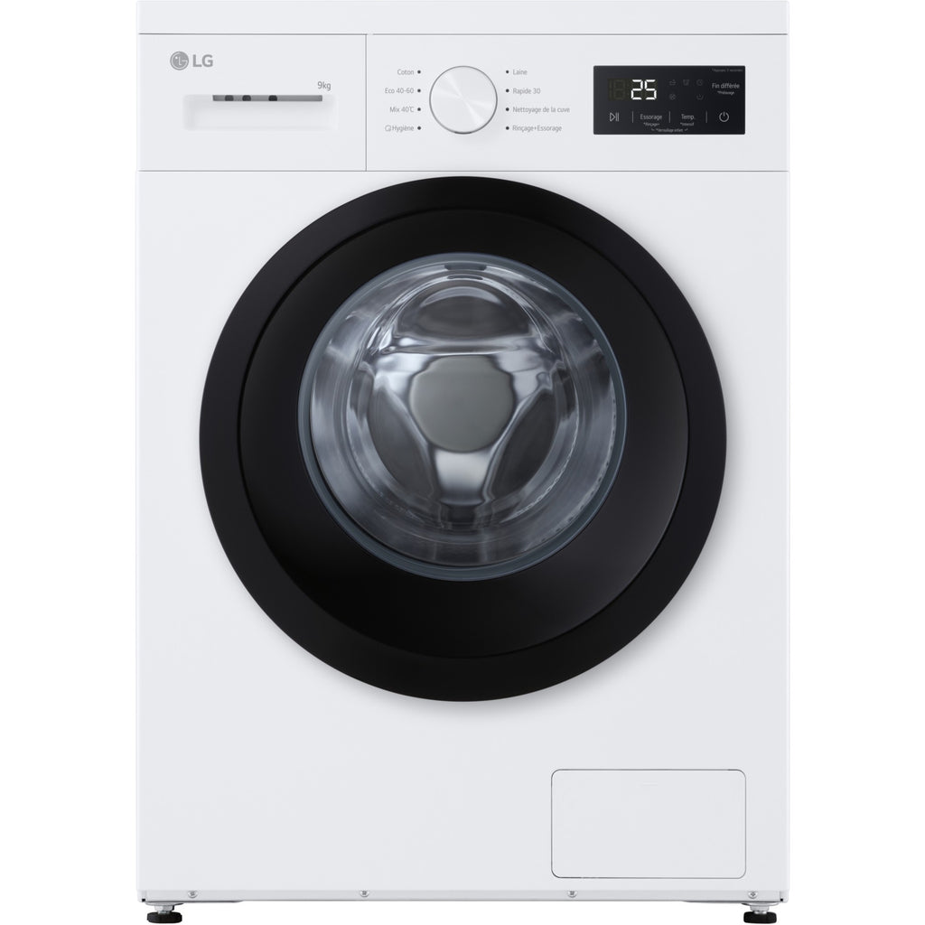 Lave linge compact LG F94N15WHS - 9 kg - 1400 tr/min - Classe A - Moteur induction