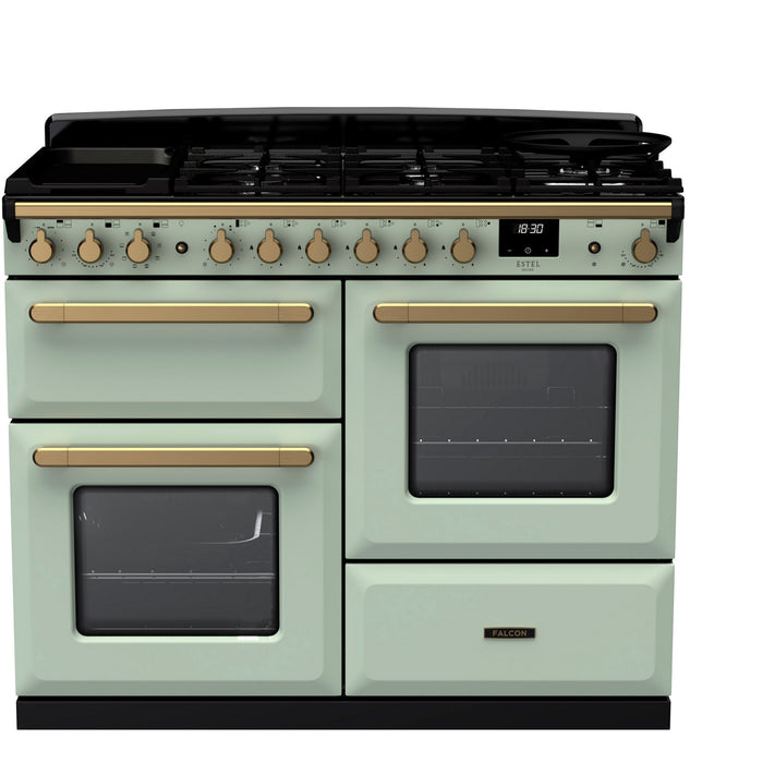 Piano de cuisson mixte FALCON ESTEL DELUXE OC TAB MIX 110 CM VERT PAST