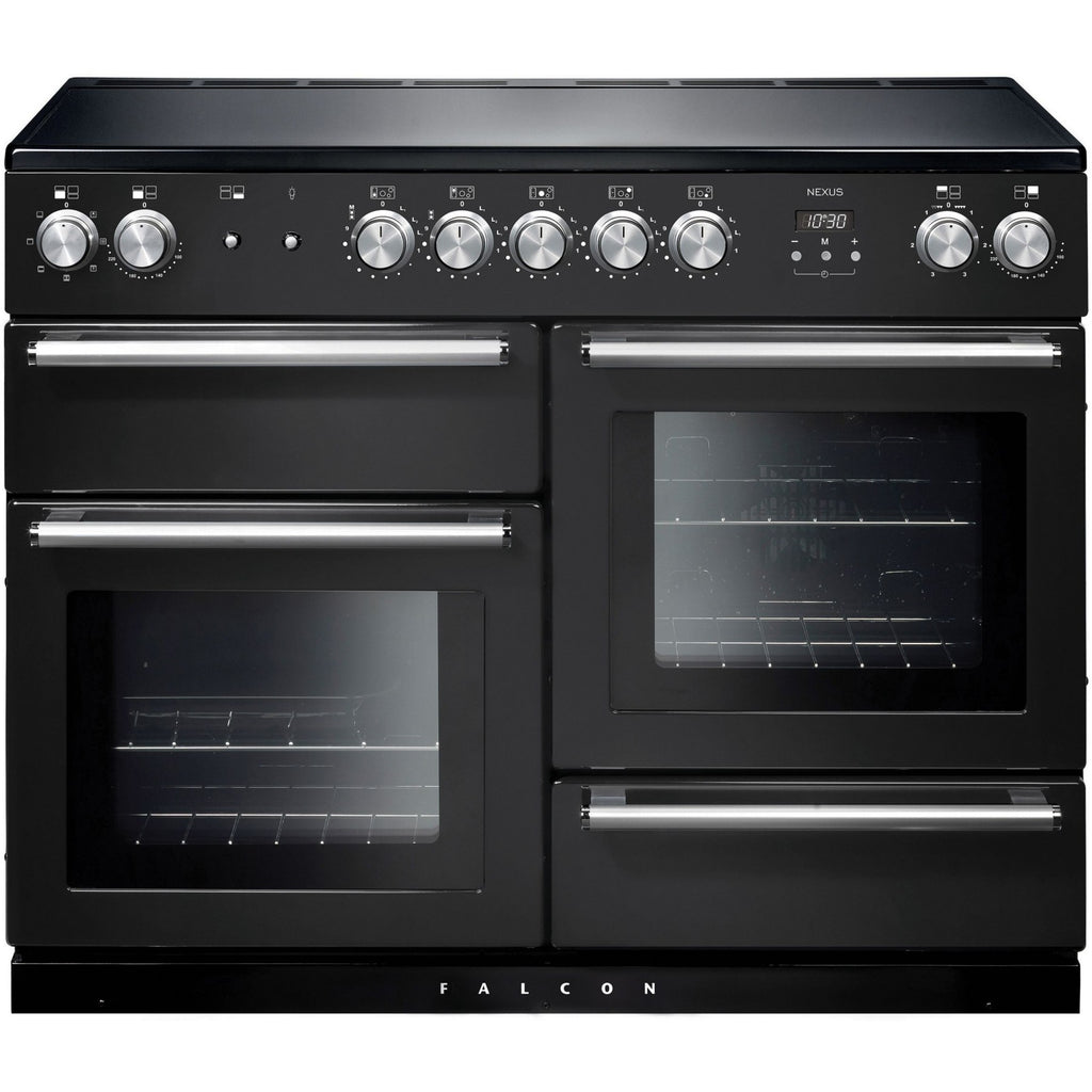 Piano de cuisson induction FALCON NEXUS 110 CHARBON Mat satiné CHROME