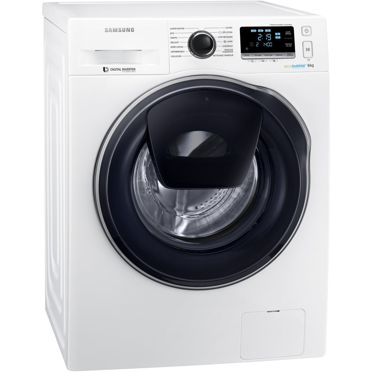 Lave linge hublot SAMSUNG ADD WASH WW80K6414QW Reconditionné