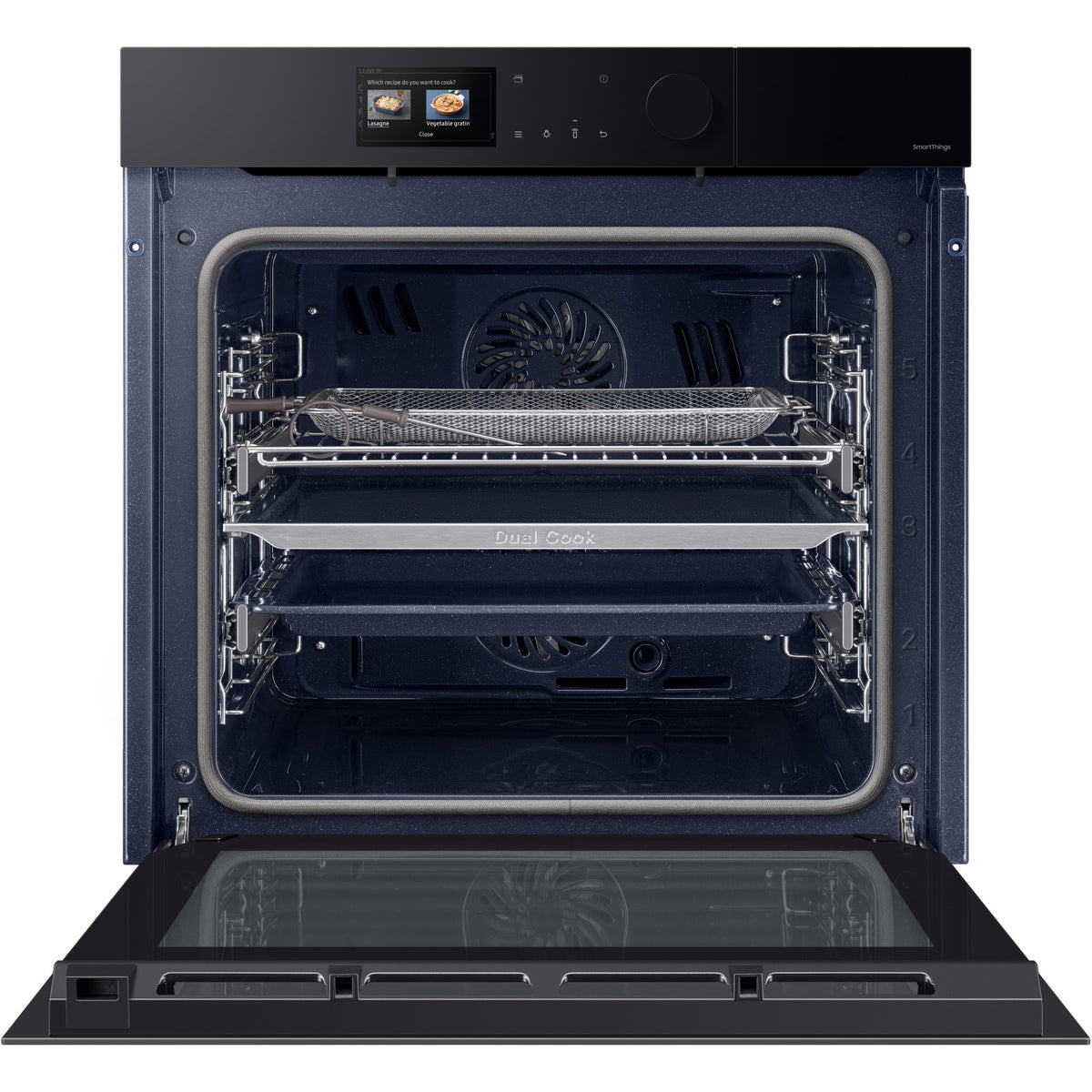 Four encastrable SAMSUNG NV7B7997AAK - Pyrolyse - Chaleur pulsée - Vapeur - Double cavité - Bespoke AI Série 7