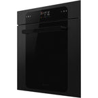 Four micro onde combiné SMEG SO6202M2B - Combiné micro-ondes - Hydrolyse - Porte froide - Rails télescopiques