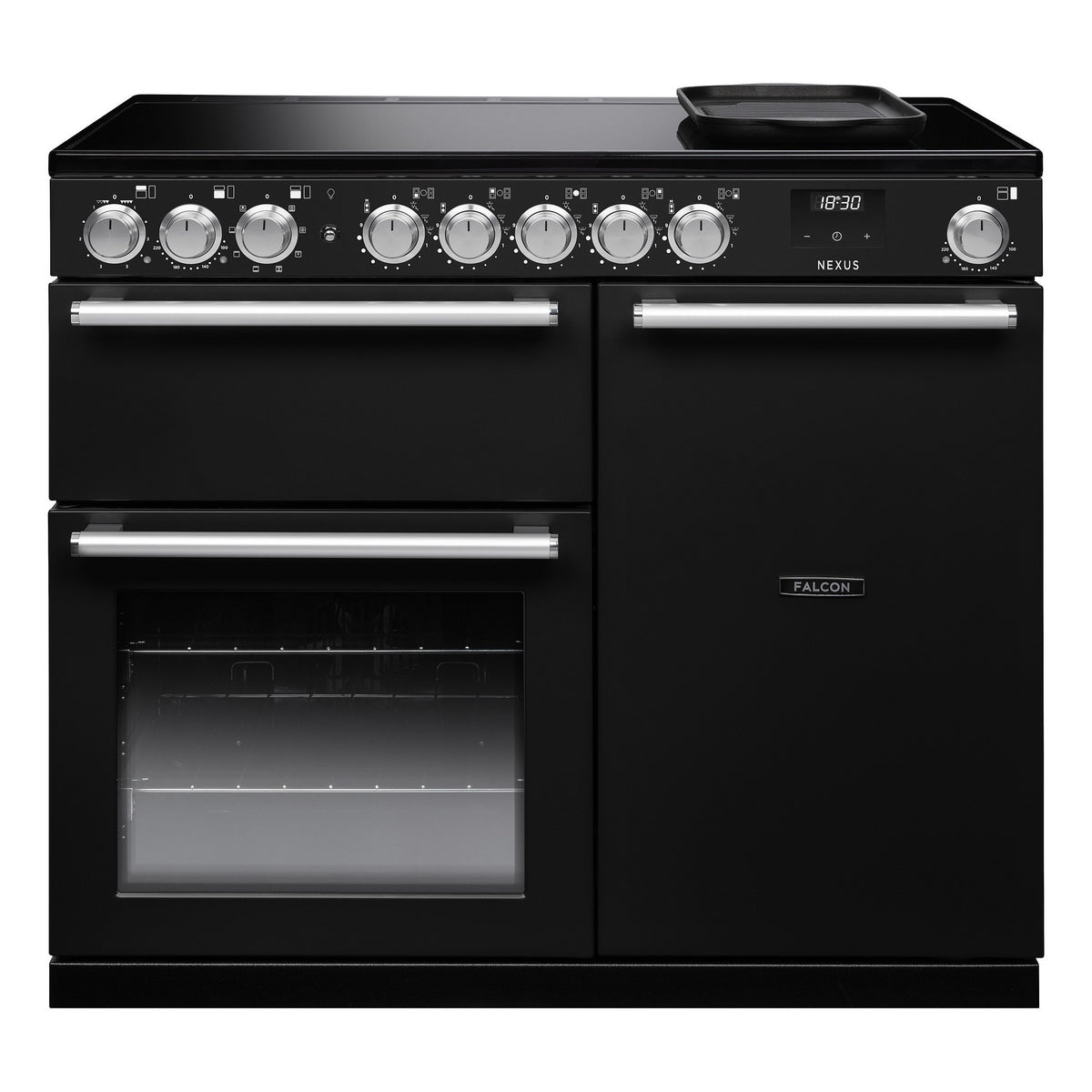 Piano de cuisson induction FALCON NEXUS NGC TAB IND 100 CM CHARBON CHROME