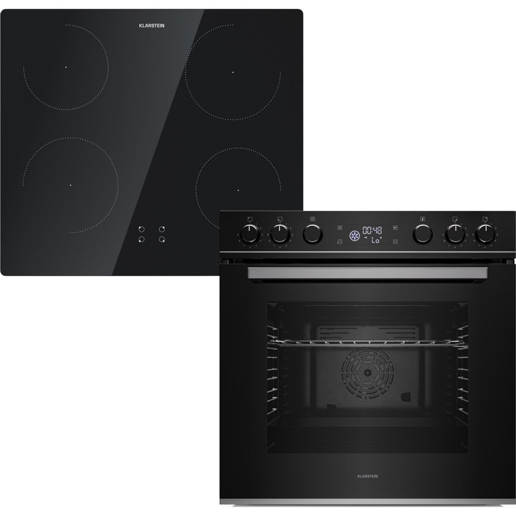 Four encastrable KLARSTEIN ControlSync Set 9 fonctions 72L Noir