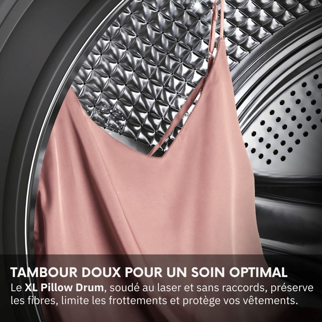 Lave linge hublot encastrable HAIER HWB100-B14858U-S - 10 kg - 1400 tr/min - Classe A - Moteur induction - Connecté