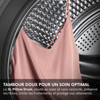 Lave linge hublot encastrable HAIER HWB100-B14858U-S - 10 kg - 1400 tr/min - Classe A - Moteur induction - Connecté