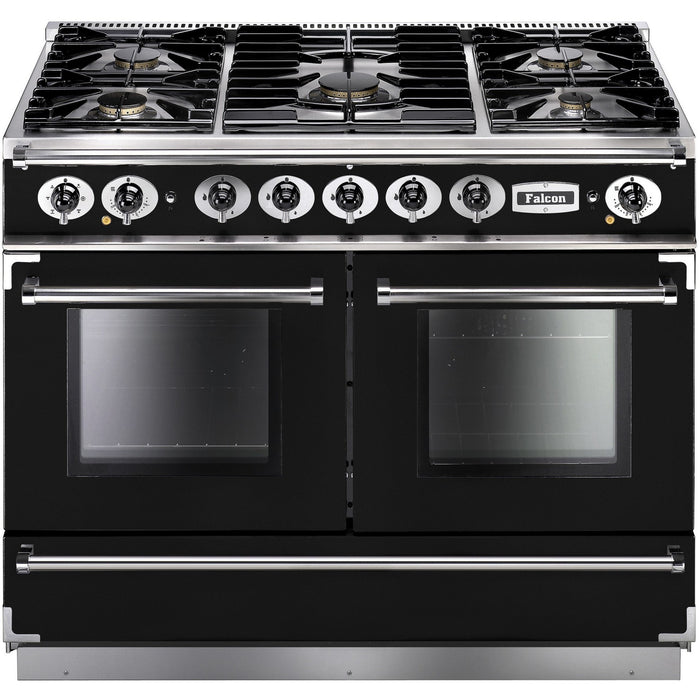 Piano de cuisson gaz FALCON PKR110 CONT MIXT NOIR/CHROM/GM