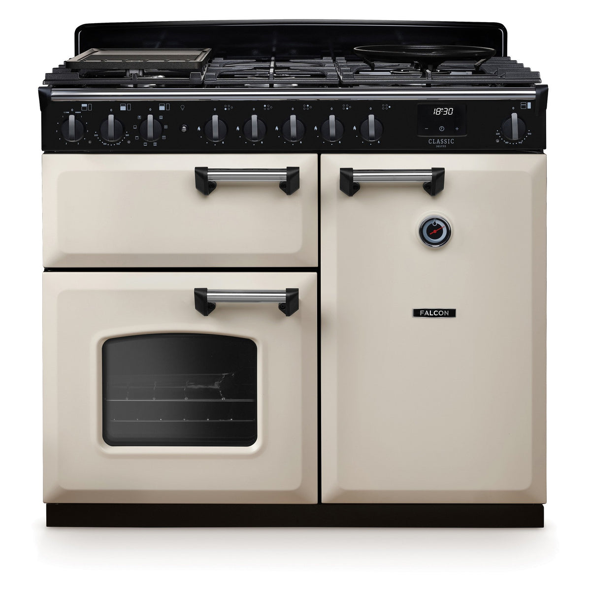 Piano de cuisson gaz FALCON NGC TAB GAZ 100 CM CREME PASTEL CHROME