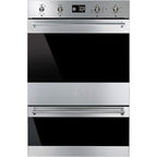 Four encastrable SMEG DOSP6390X - Pyrolyse - Double cavité - Porte froide - Rails télescopiques