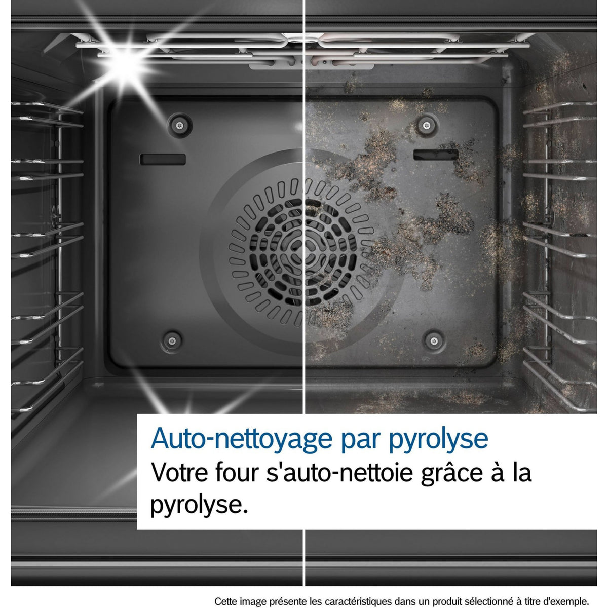 Four encastrable BOSCH HBG7741B1 - Hydrolyse - Pyrolyse - Chaleur pulsée - Porte froide - Série 8 - Air Fry - Wifi