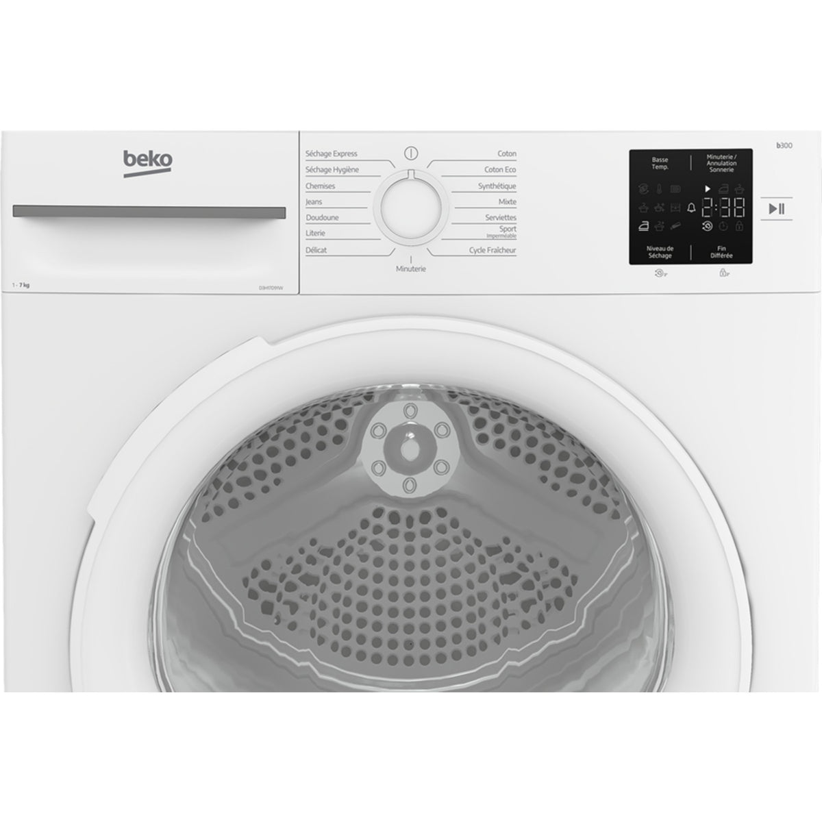 Sèche linge pompe à chaleur BEKO D3H17D91W
