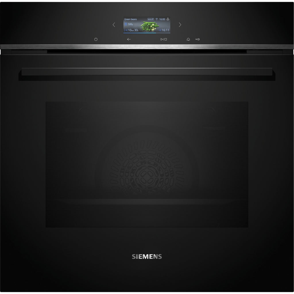 Four encastrable SIEMENS HB774G2B1 - Pyrolyse - Hydrolyse - Chaleur pulsée - Porte froide - Écran tactile - iQ700 - Air Fry