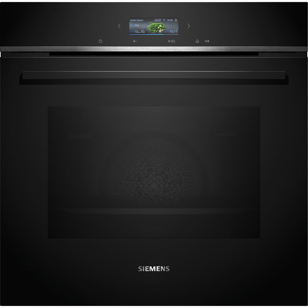 Four encastrable SIEMENS HB774G2B1 - Pyrolyse - Hydrolyse - Chaleur pulsée - Porte froide - Écran tactile - iQ700 - Air Fry