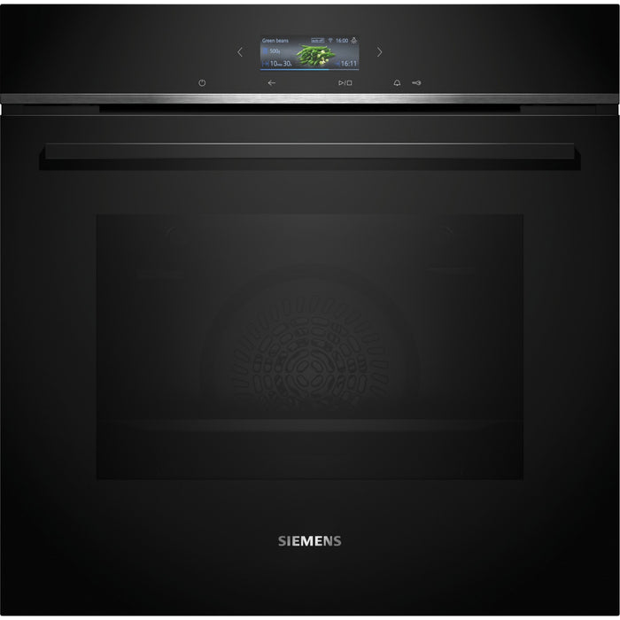 Four encastrable SIEMENS HB774G2B1 - Pyrolyse - Hydrolyse - Chaleur pulsée - Porte froide - Écran tactile - iQ700 - Air Fry