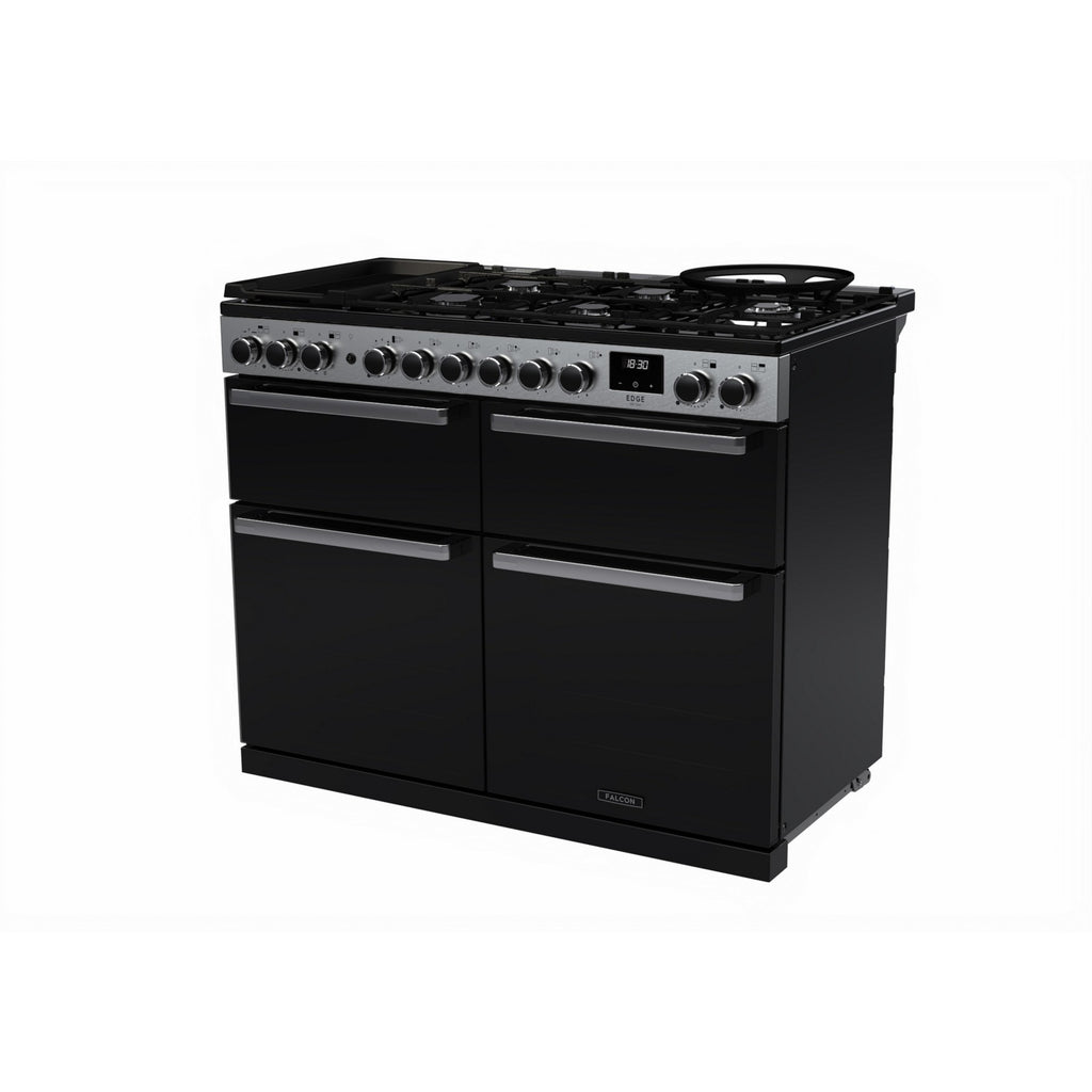 Piano de cuisson gaz FALCON EDGE DELUXE BC TAB MIX 110 CM VERRE NOI