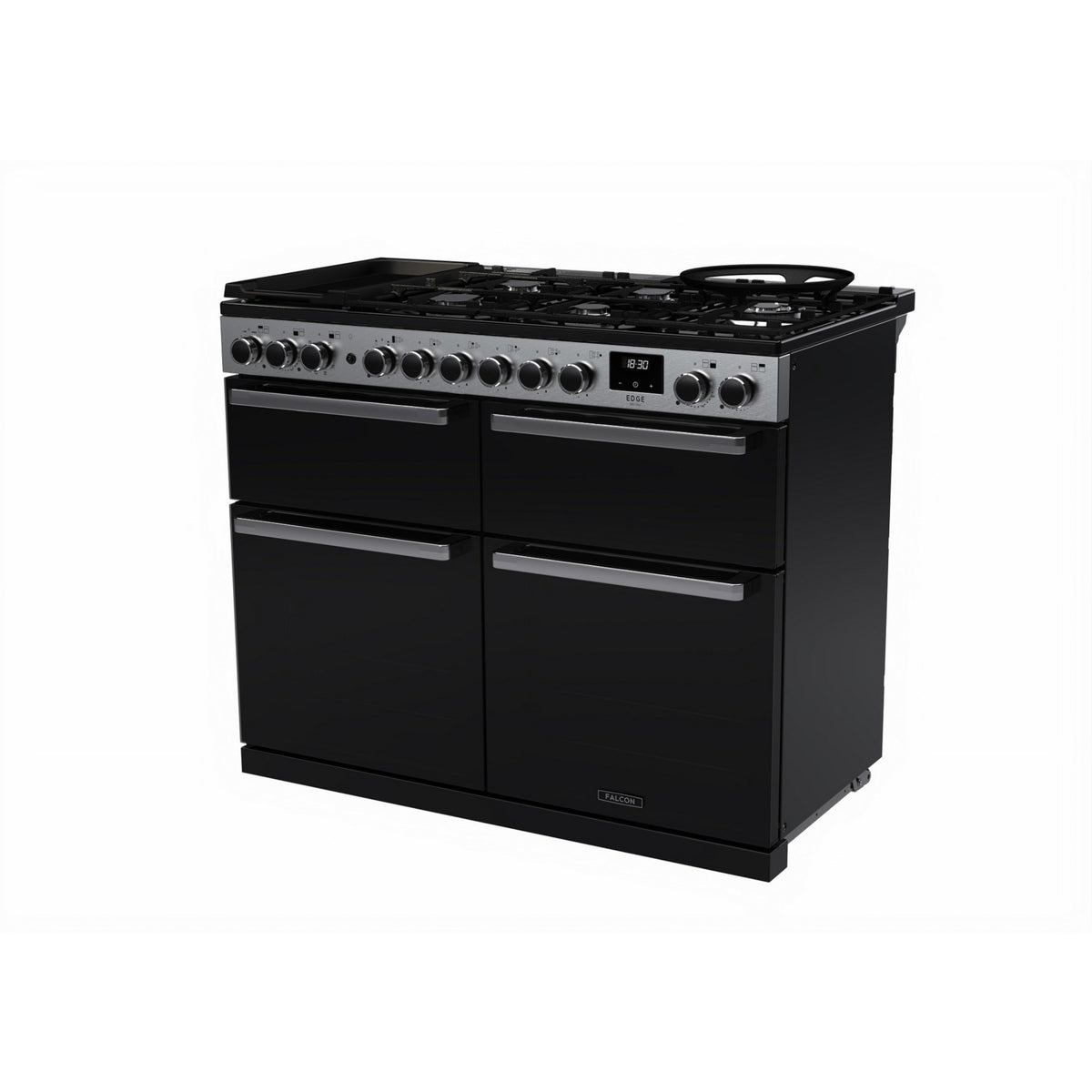 Piano de cuisson gaz FALCON EDGE DELUXE BC TAB MIX 110 CM VERRE NOI