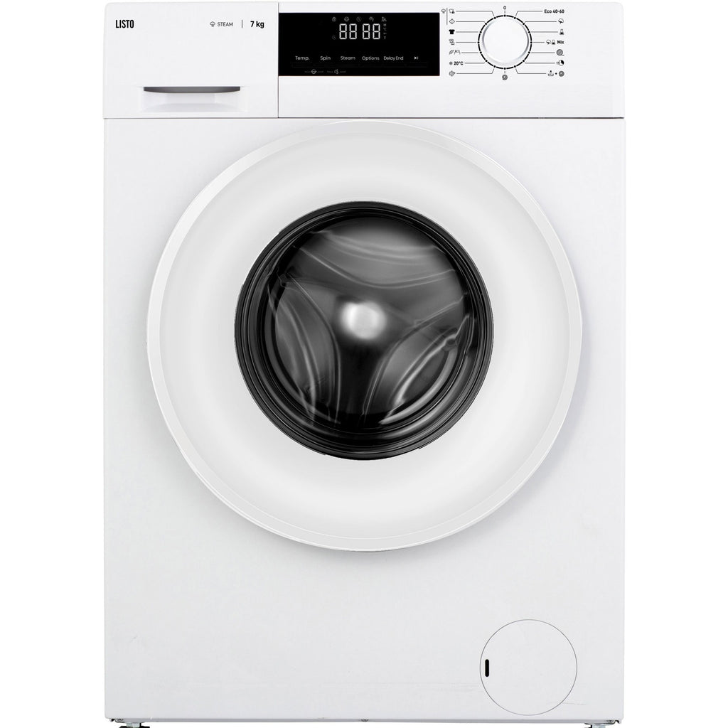 Lave linge compact LISTO LF714L2b - 7 kg - 1400 tr/min - Classe A - Moteur induction
