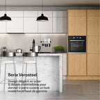 Four encastrable KLARSTEIN Verosteel 60 cm 67L CEE A 3220 W Noir