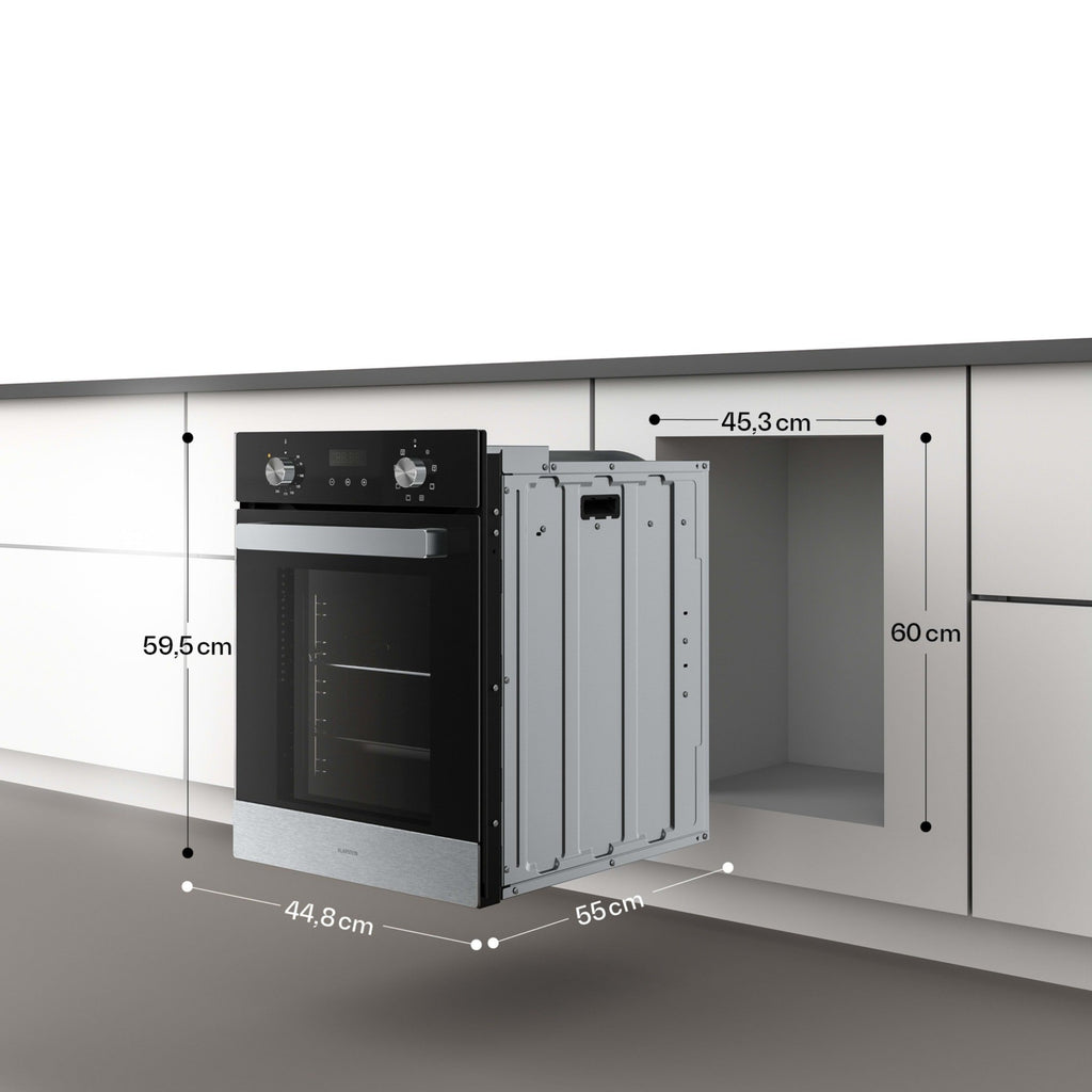 Four encastrable KLARSTEIN Verosteel encastrable 45cm 49L 2000W