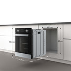 Four encastrable KLARSTEIN Verosteel encastrable 45cm 49L 2000W