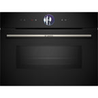 Four micro onde combiné BOSCH CMG7761B1 - Combiné micro-ondes - Pyrolyse - Porte froide - série 8 - Air Fry - Wifi