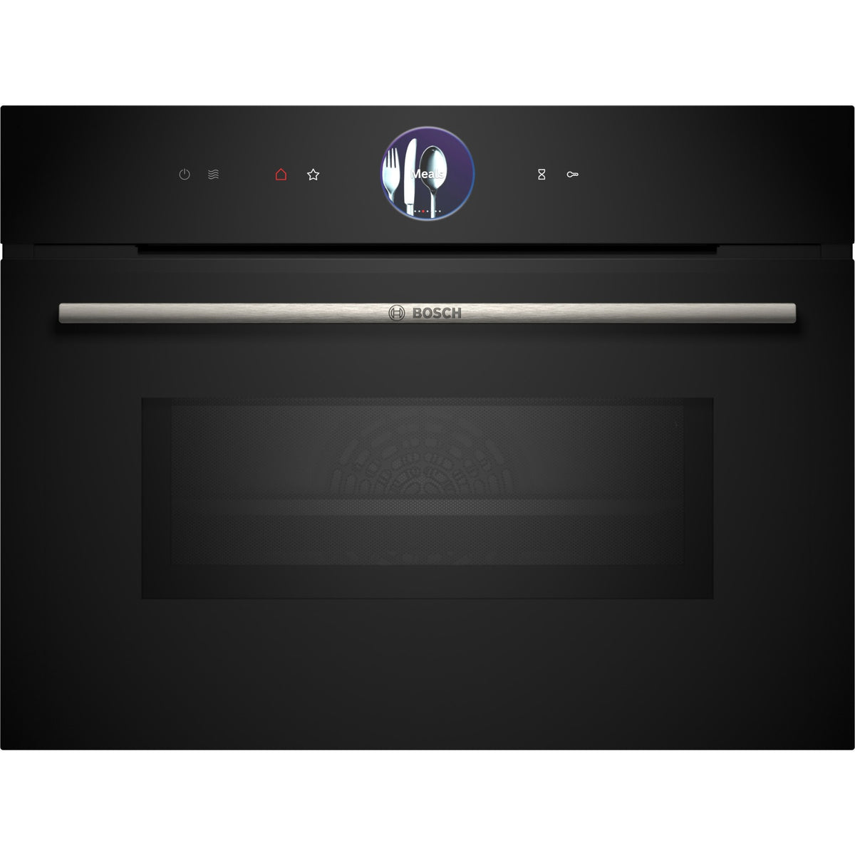 Four micro onde combiné BOSCH CMG7761B1 - Combiné micro-ondes - Pyrolyse - Porte froide - série 8 - Air Fry - Wifi