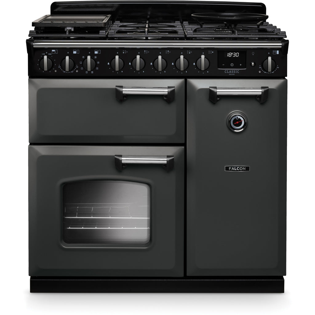 Piano de cuisson gaz FALCON NGC TAB GAZ 90 CM ARDOISE CHROME