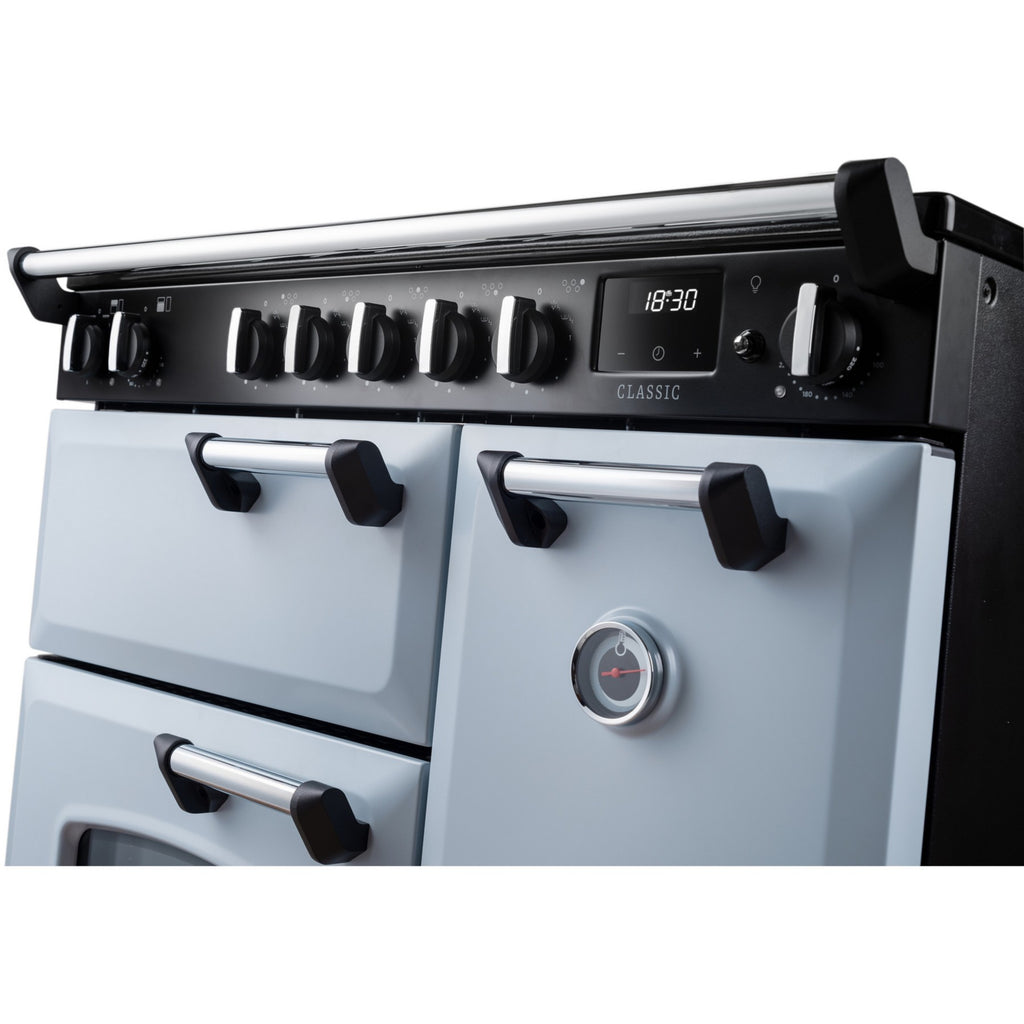 Piano de cuisson induction FALCON NGC TAB IND 90 CM BLEU PASTEL CHROME