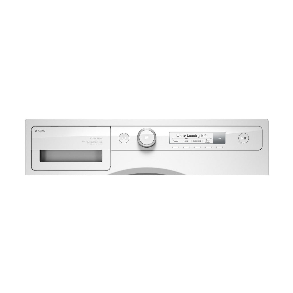 Lave linge hublot ASKO W3096RW - 9 kg - 1600 tr/min - Classe A - Moteur direct drive - Autodosage - Connecté wifi