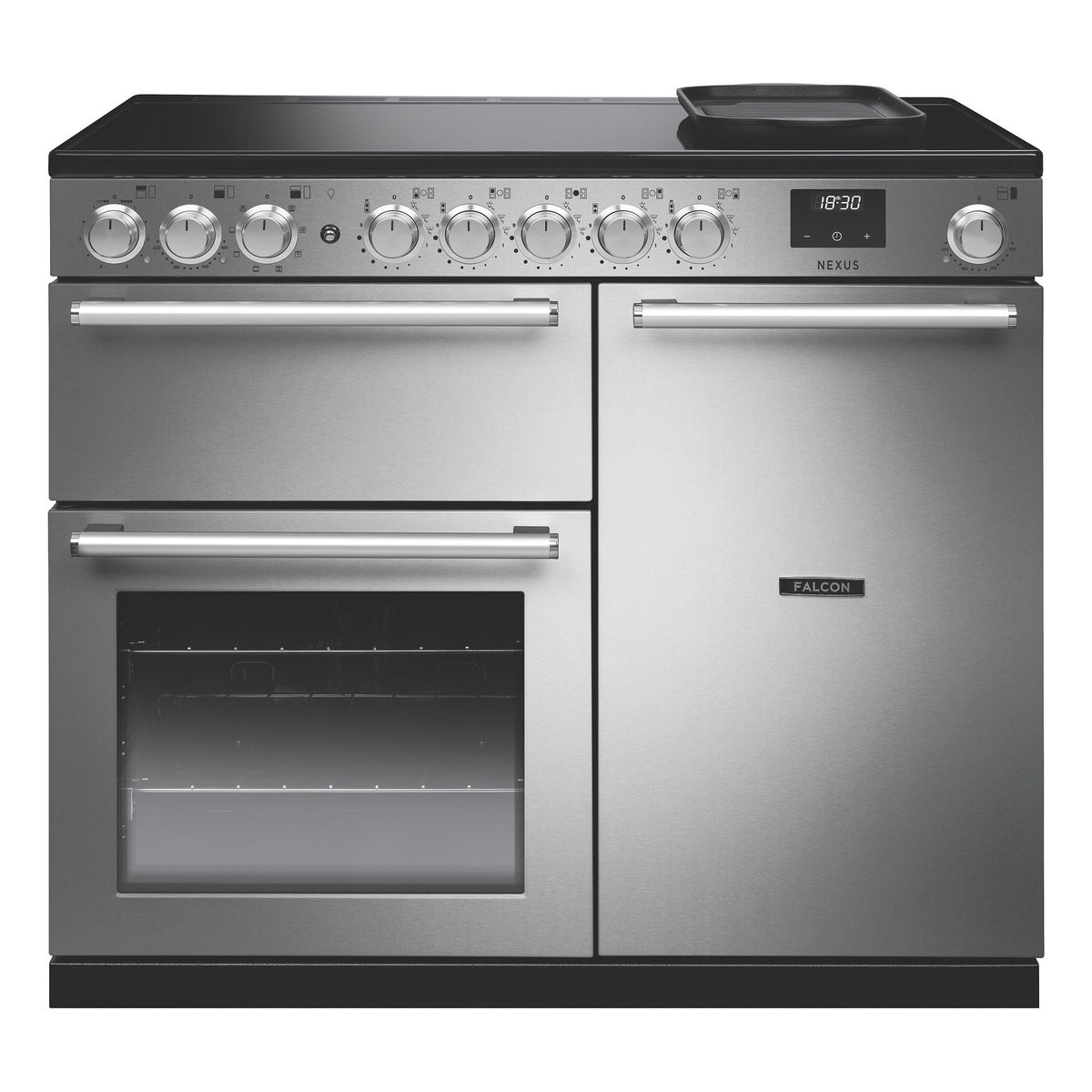 Piano de cuisson induction FALCON NEXUS NGC TAB IND 100 CM INOX CHROME