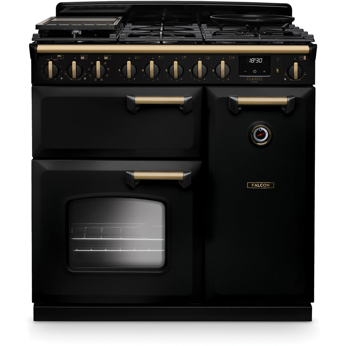 Piano de cuisson gaz FALCON NGC TAB GAZ 90 CM NOIR CHROME