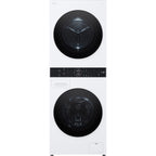 Lave linge séchant hublot LG F214WT8WH - 12/10 kg - 1400 tr/min - Classe A - Moteur AI Direct Drive - Connecté