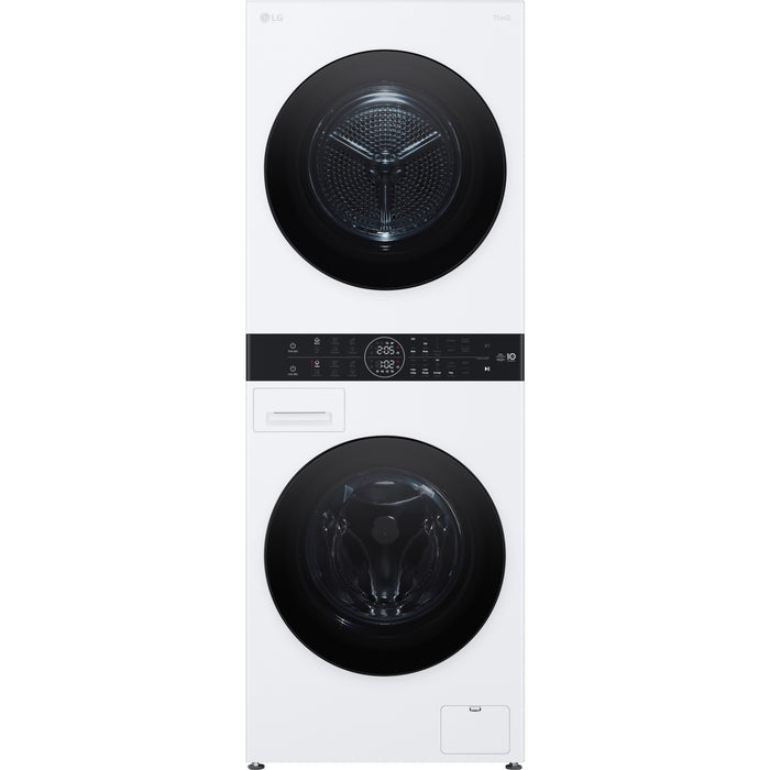 Lave linge séchant hublot LG F214WT8WH - 12/10 kg - 1400 tr/min - Classe A - Moteur AI Direct Drive - Connecté
