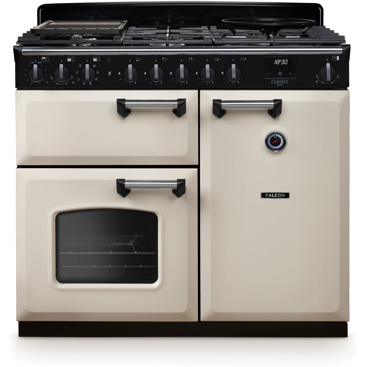 Piano de cuisson gaz FALCON NGC TAB GAZ 100 CM CREME PASTEL CHROME