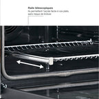 Four encastrable ESSENTIELB EFMH65N1 - Hydrolyse - Chaleur tournante - Rails télescopiques