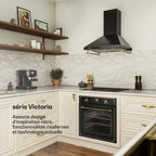 Four encastrable KLARSTEIN 60 cm pyrolyse 3150W 76L Noir Victoria