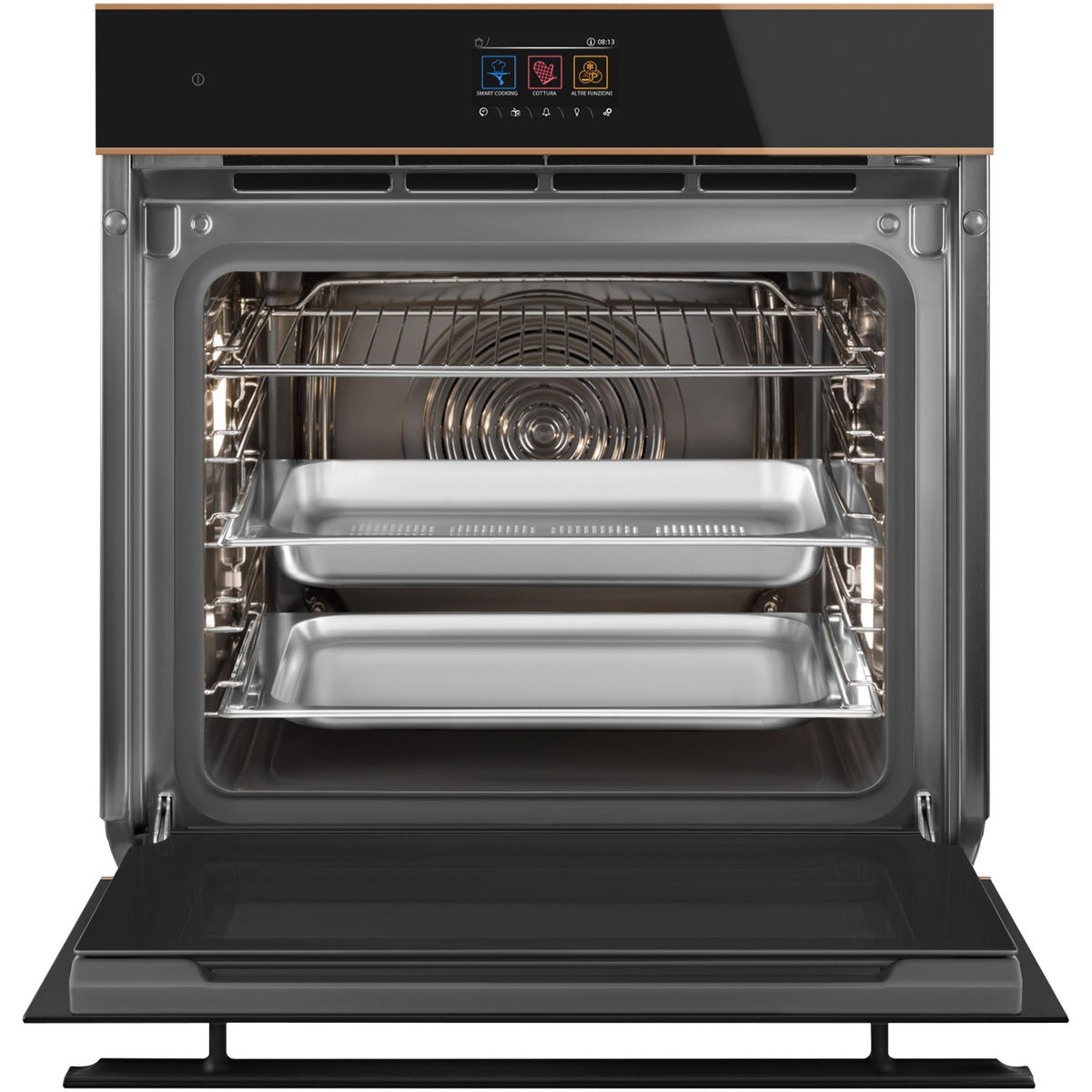 Four encastrable SMEG SO6604S4PNR - Hydrolyse - Chaleur tournante - Combiné vapeur - Rails télescopiques