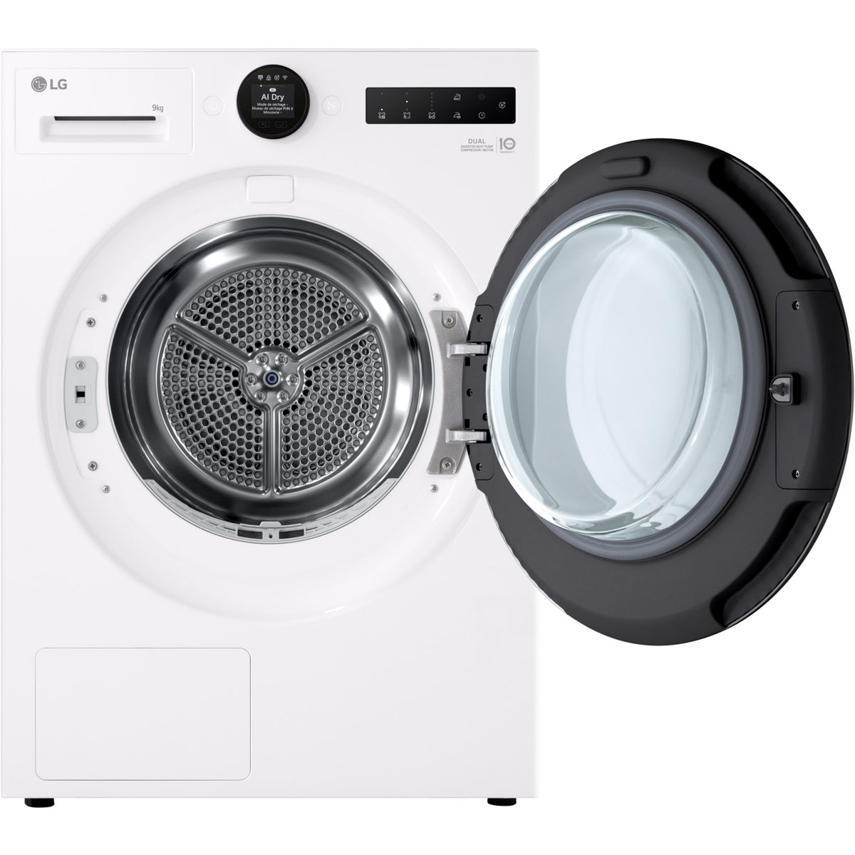 Sèche linge pompe à chaleur LG RH9X76WH